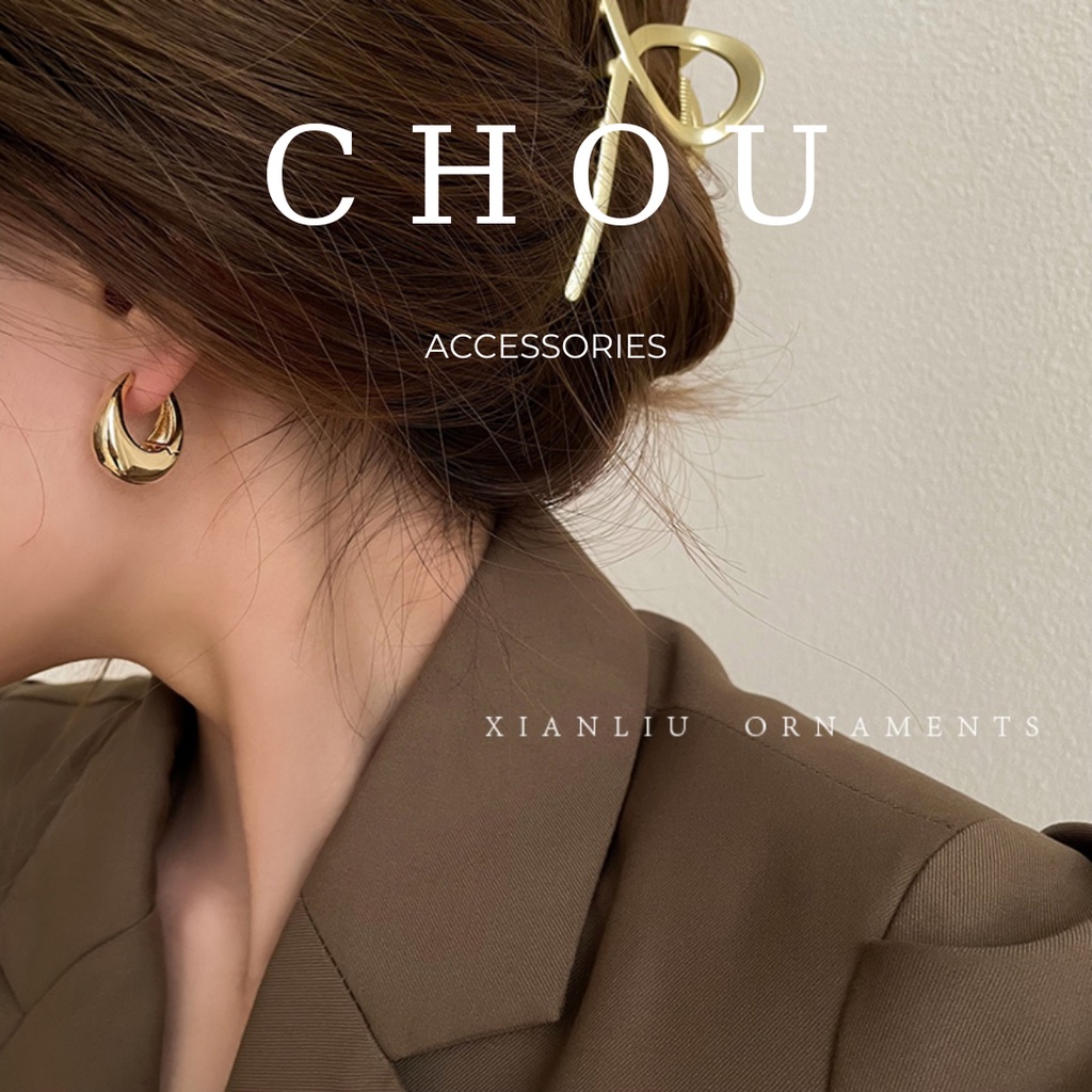 Bông Tai, Khuyên Tai Basic Oval | CHOU ACCESSORIES |