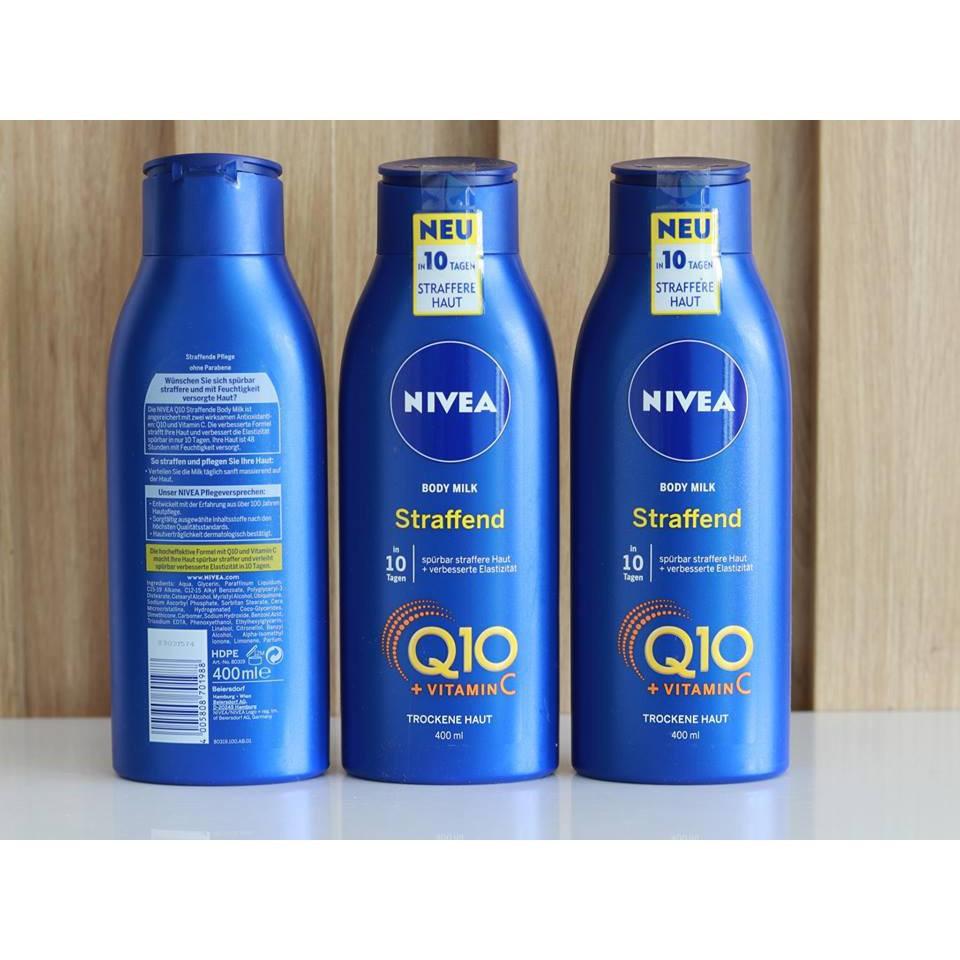 ( Hàng Đức )sữa dưỡng thể Nivea Q10 Body Lotion