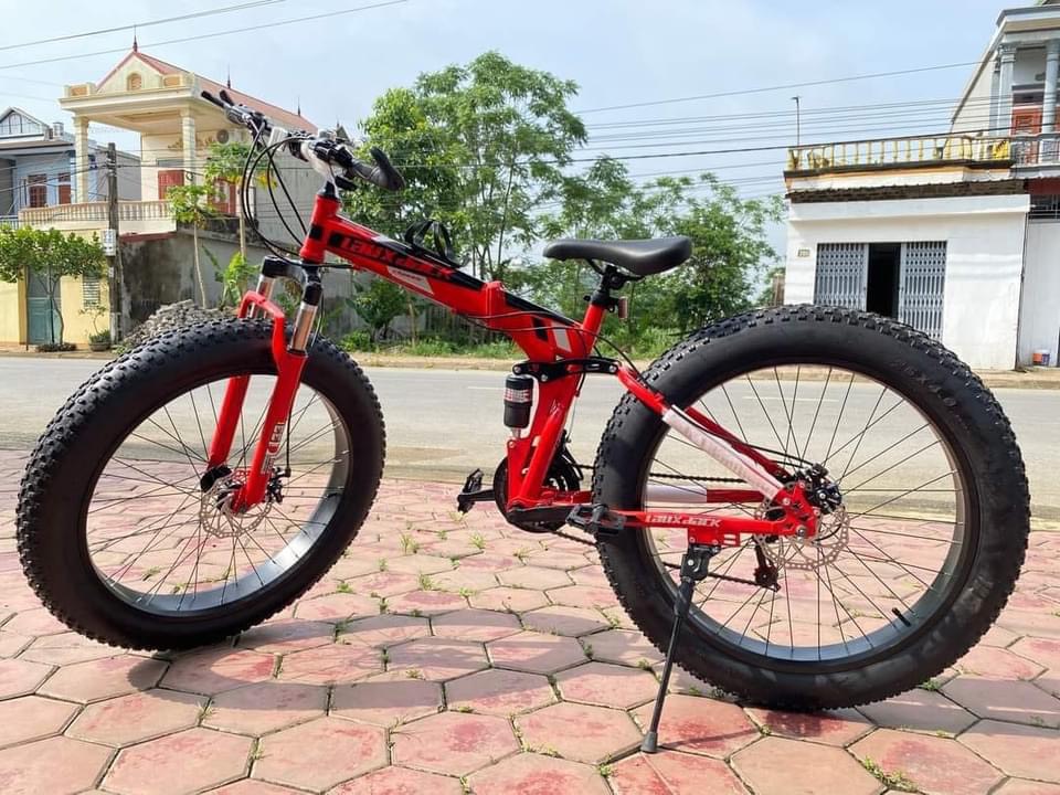 Xe đạp thể thao, Xe đạp địa hình MTB khung gấp gọn LauxJack (bánh béo - vành nan hoa)