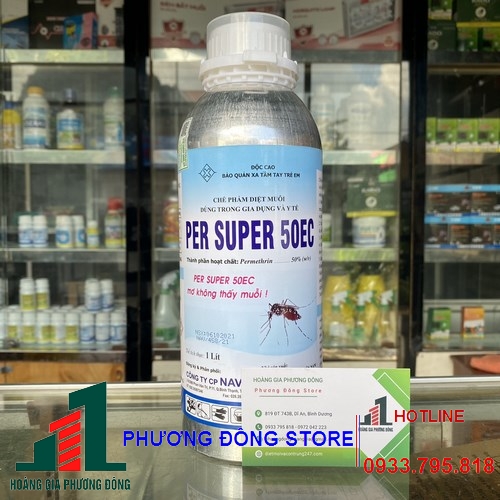 Thuốc diệt muỗi PER SUPER 50EC (Chai 1 lít, chai nhôm)
