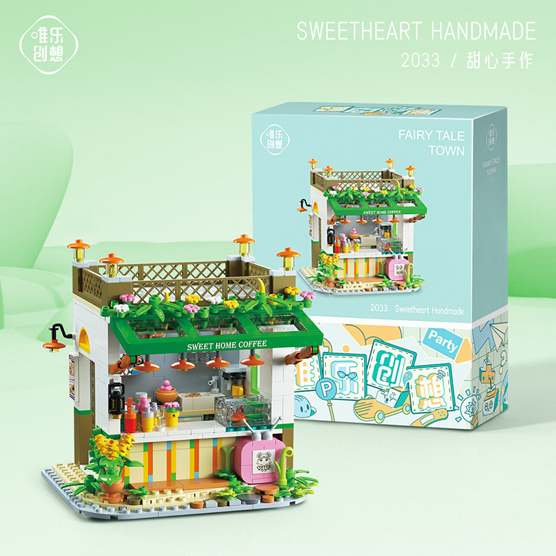 MÔ HÌNH LẮP RÁP NHÀTHỊ TRẤN CỔ TÍCH ( FAIRY TALE TOWN)