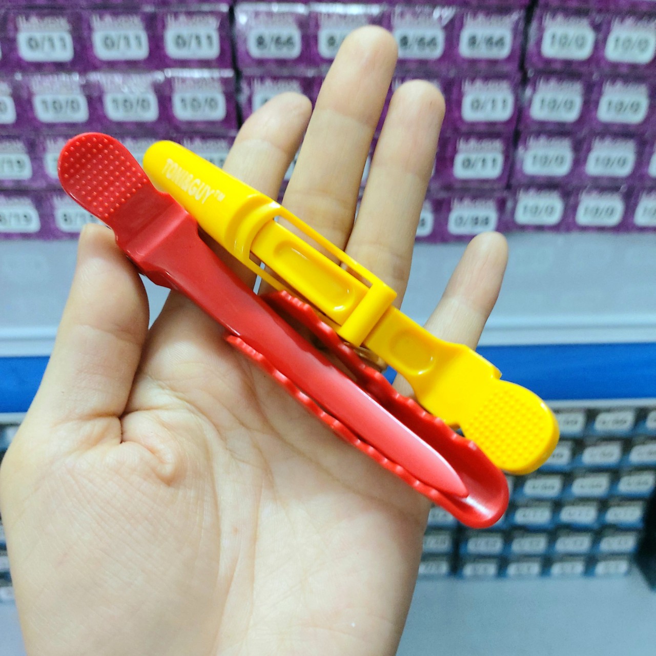 Sét 6 cây kẹp cá sấu loại 1- Dụng Cụ Hỗ Trợ Làm Tóc (Bán Bịch)