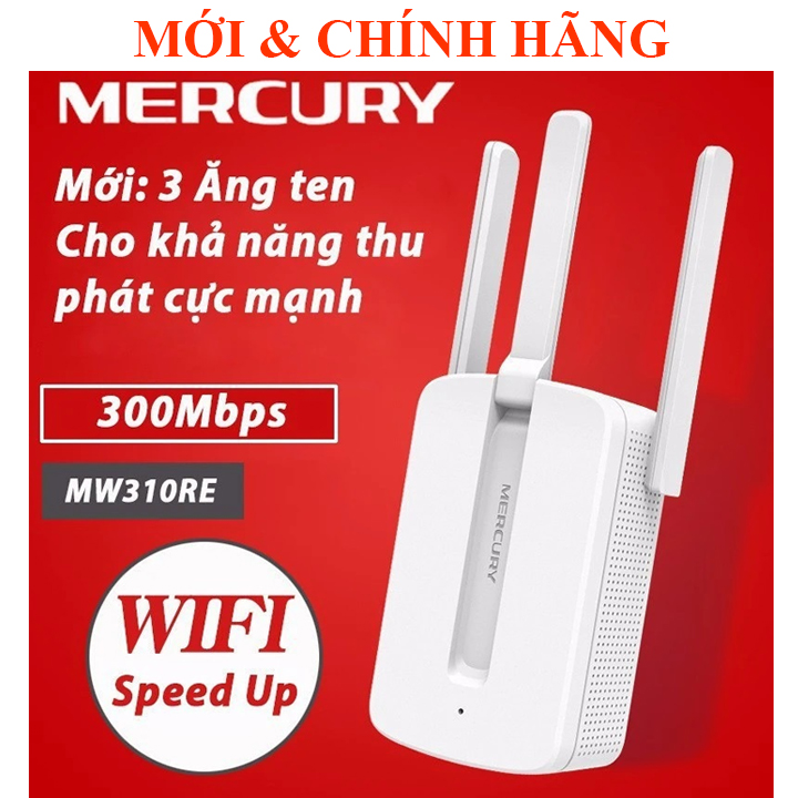 Repeater Wifi 300Mbps Tenda A12 3 anten, A9 / Mercury MW310re