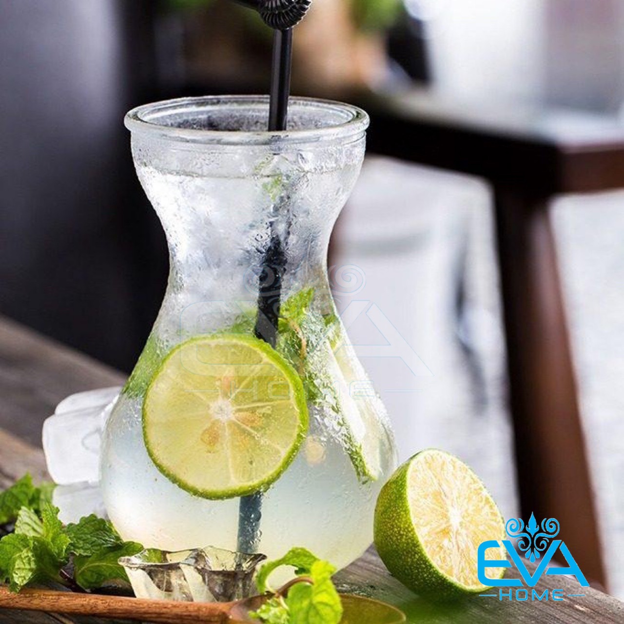 [HCM]Ly Thuỷ Tinh Đựng Sinh Tố Trà Sữa Dáng Miệng Loe 350 Ml M1038