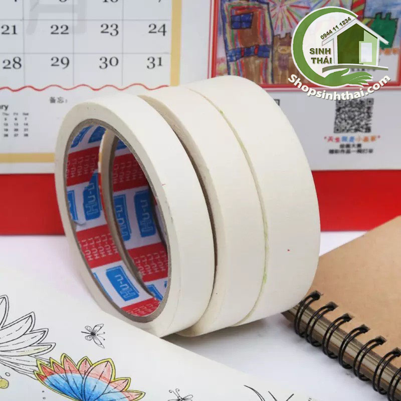 Cuộn băng keo giấy 1F2 [ Tổng kho ]