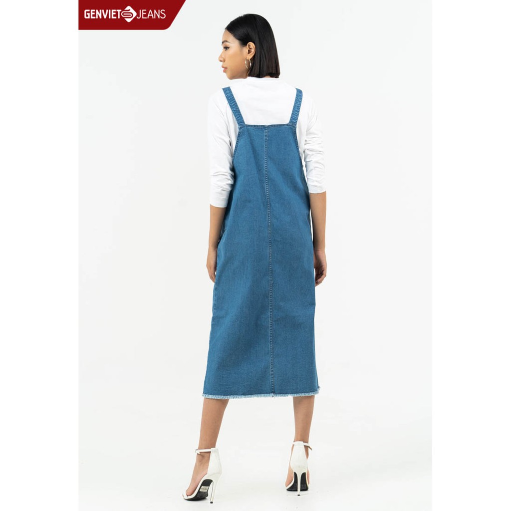 Yếm jeans Nữ TY524J826 GENVIET