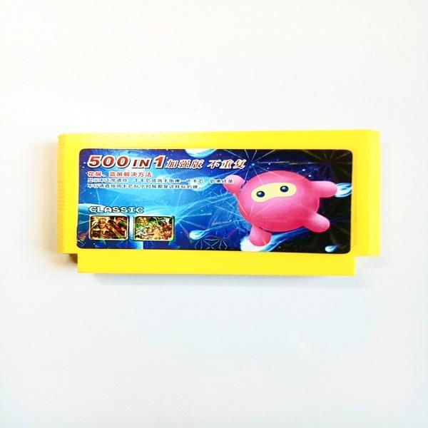 Máy game băng 4 nút D30 kèm 1 băng game 500 in 1 không trùng lập