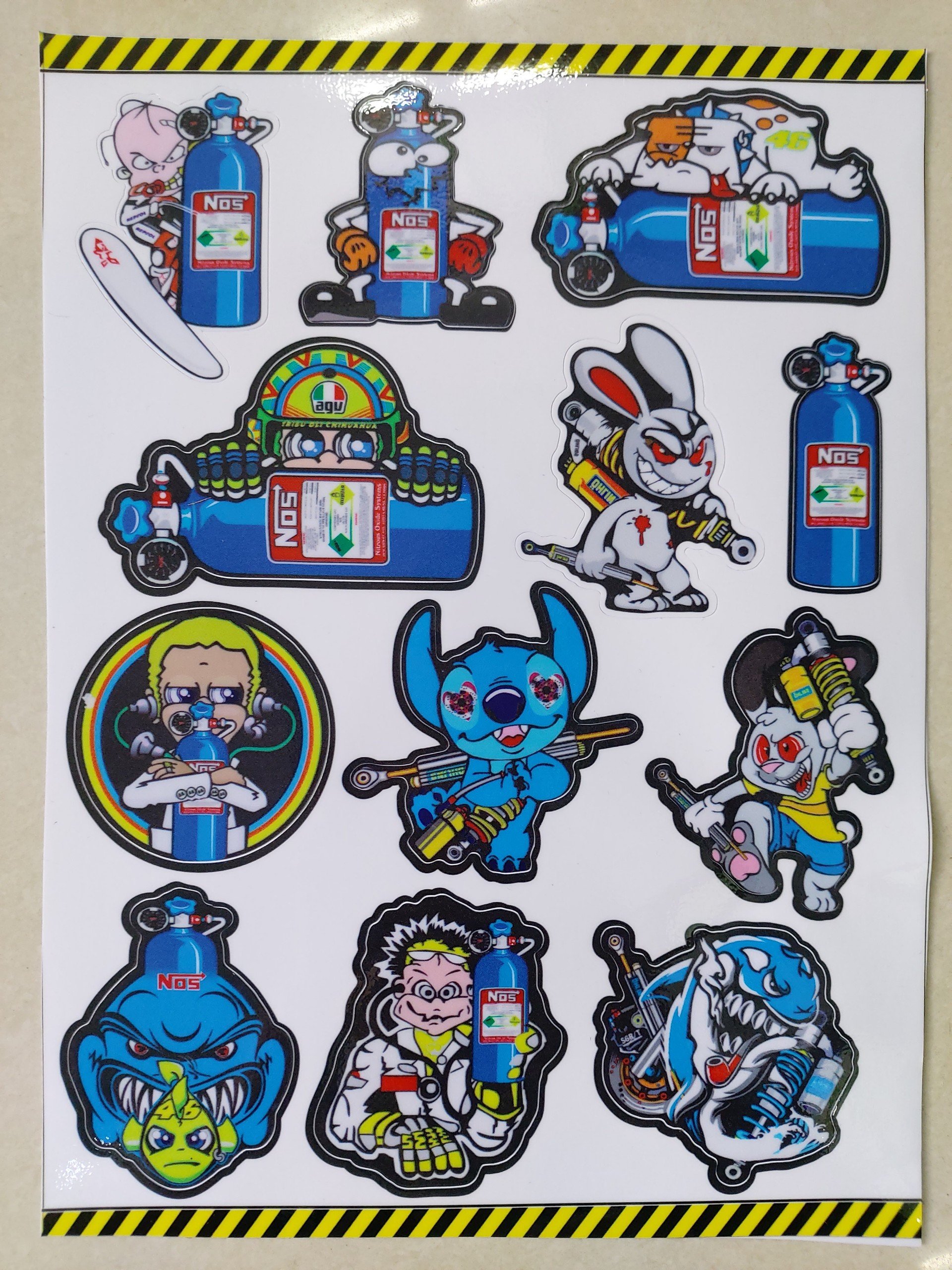 Logo ticker thỏ no5 cá mập trọn bộ