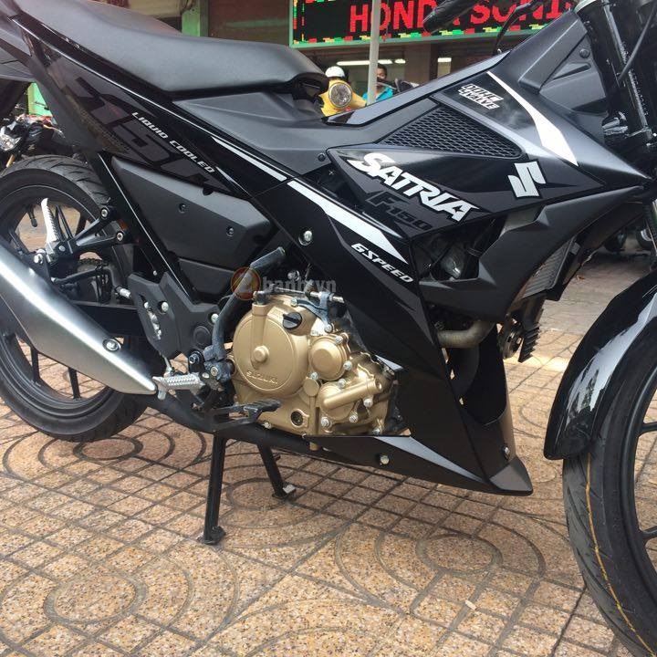 Tem rời Satria Fi đen xám 2017