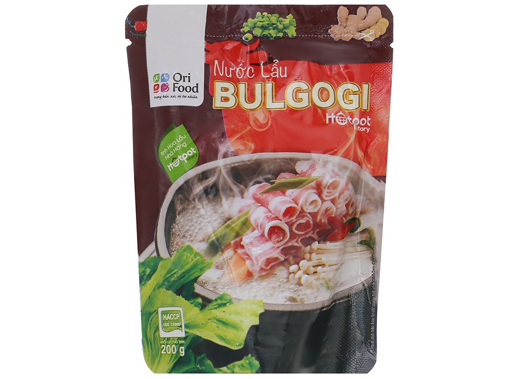 [Siêu thị WinMart] -  Nước lẩu Bulgogi 200g T40 ORIFOOD