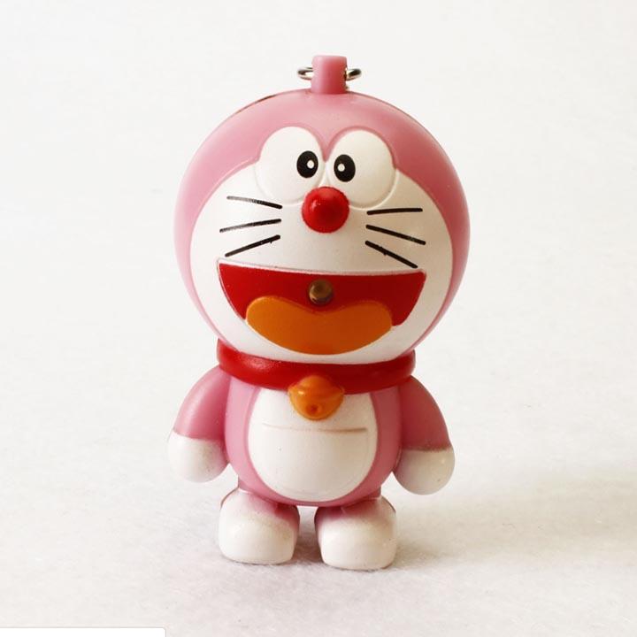 [HCM]Móc khóa Doremon kêu I LoveYou - HỒNG