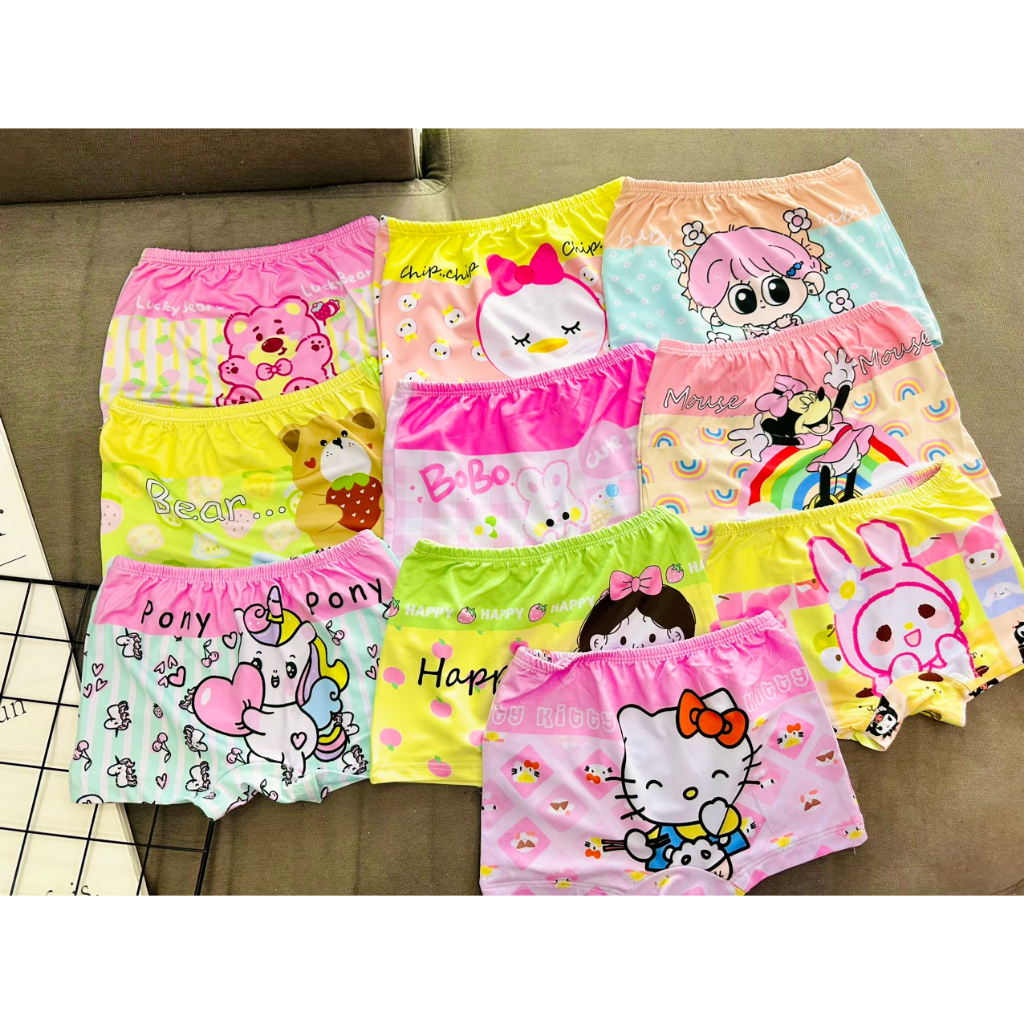 Set quần chip đùi cho bé gái thun lạnh Jennie kids J558
