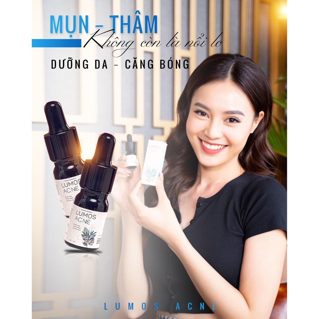 [HCM]Serum sạch mụn thâm LUMOS ACNE có tem công ty mẫu mới