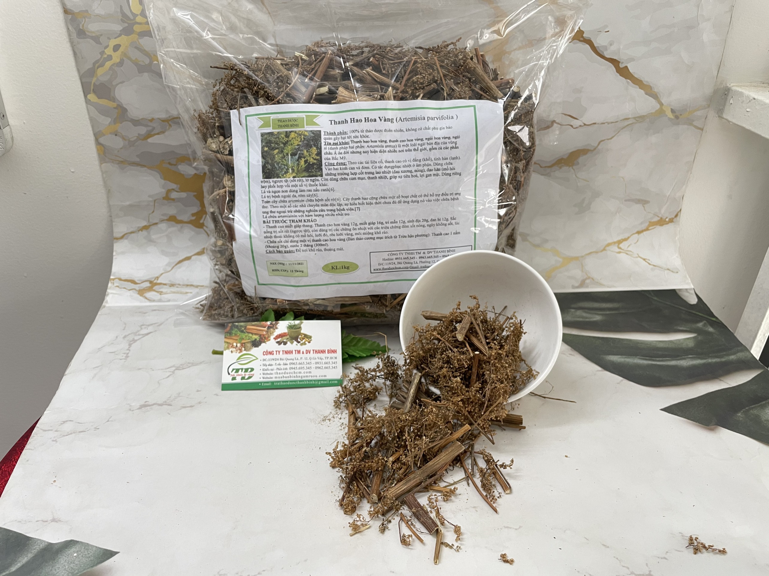 Thanh Hao Hoa Vàng 100G - Hàng Loại 1