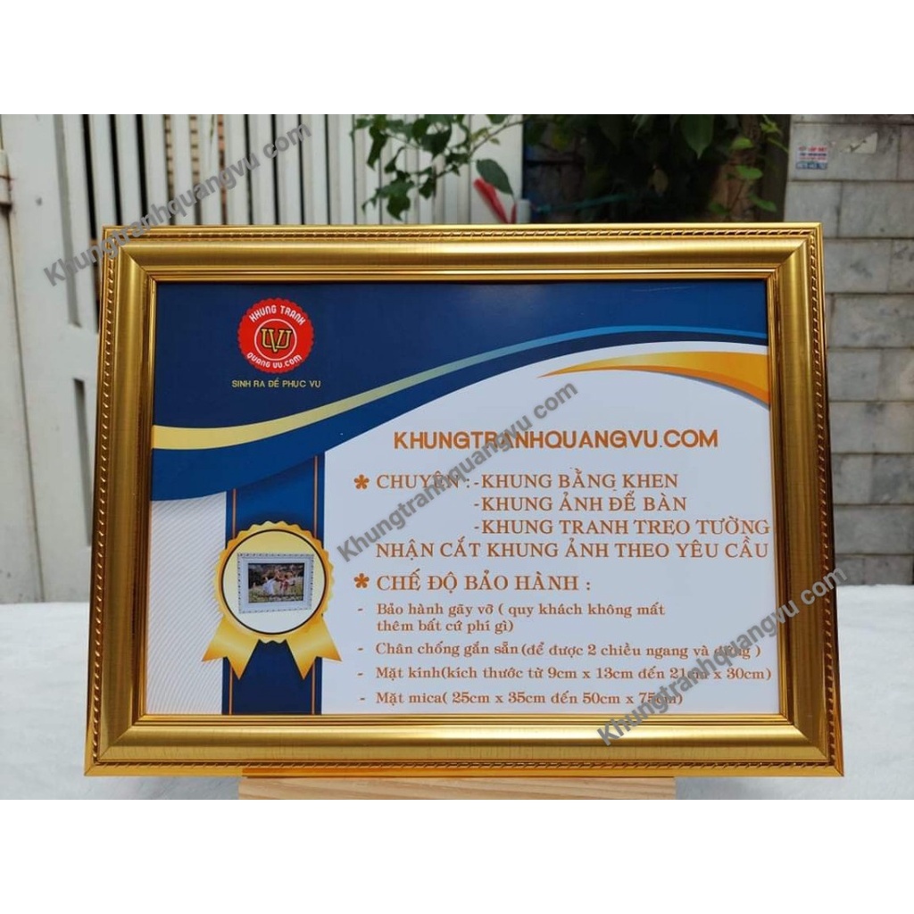 khung ảnh treo tường(20x30. 25x35. 30x40)cm mặt kính