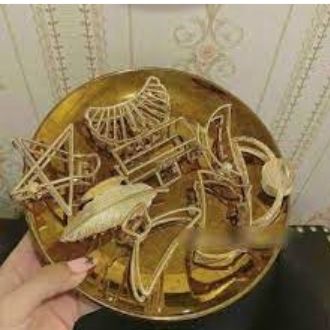 Set 8 Kẹp Tóc Mạ Vàng Sang Chảnh