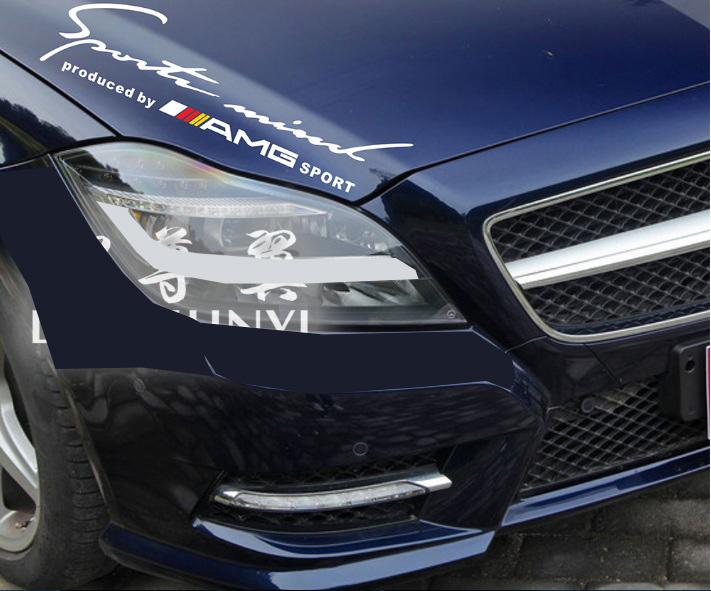 [HCM]Tem sport mind AMG dán xe ô tô (trắng)