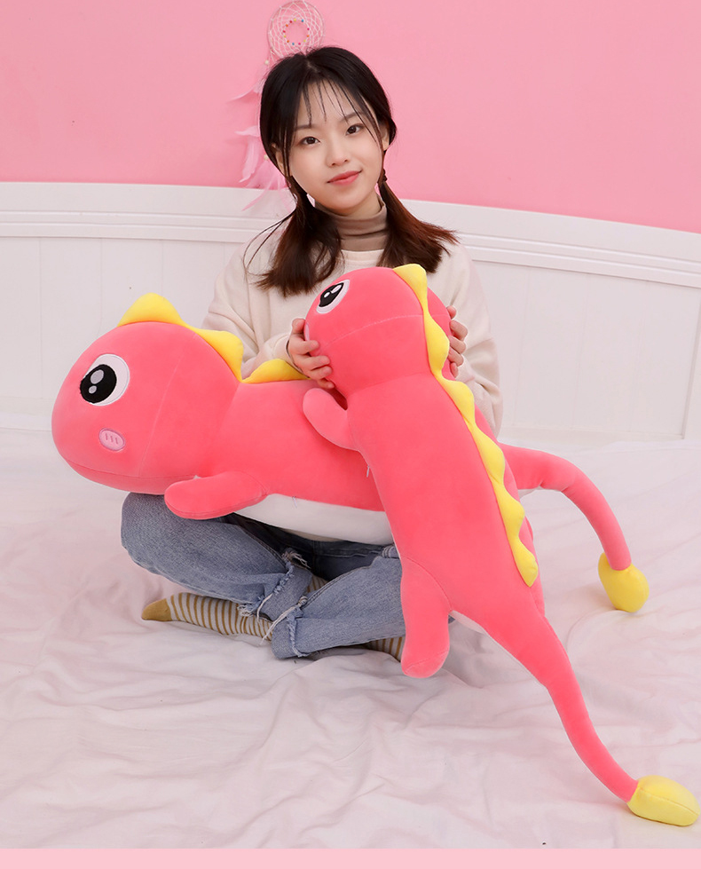 Gấu bông khủng long mắt lồi đuôi tim dễ thương (55cm---170cm) vải miniso siêu mịn, hàng loại 1 cao cấp