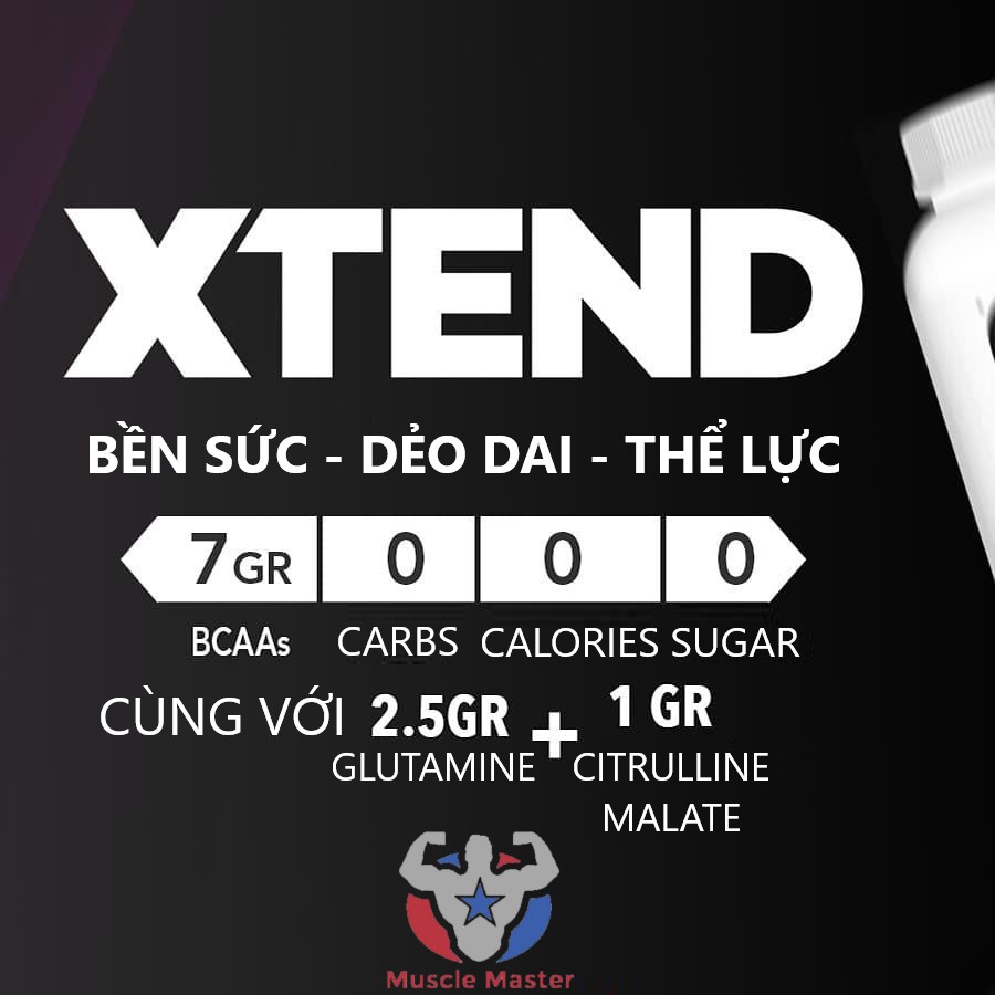 [HCM]Thực Phẩm Bổ Sung Phục Hồi Cơ Xtend BCAA 90 Lần Dùng