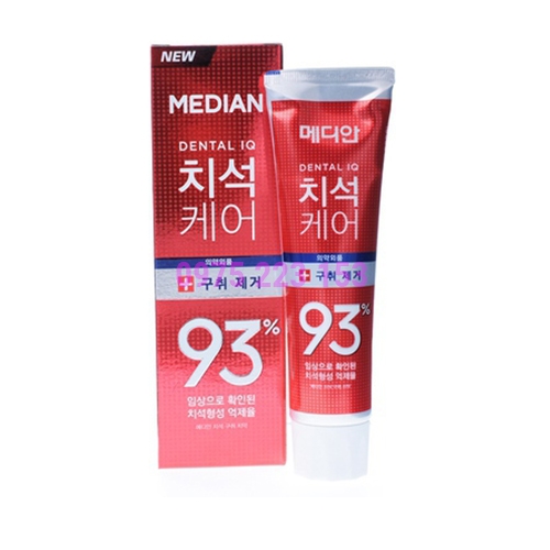 Kem Đánh Răng Trắng Sáng Thơm Miệng Giảm Ê Buốt Median Dental IQ 93% Hàn Quốc (4 màu lựa chọn)
