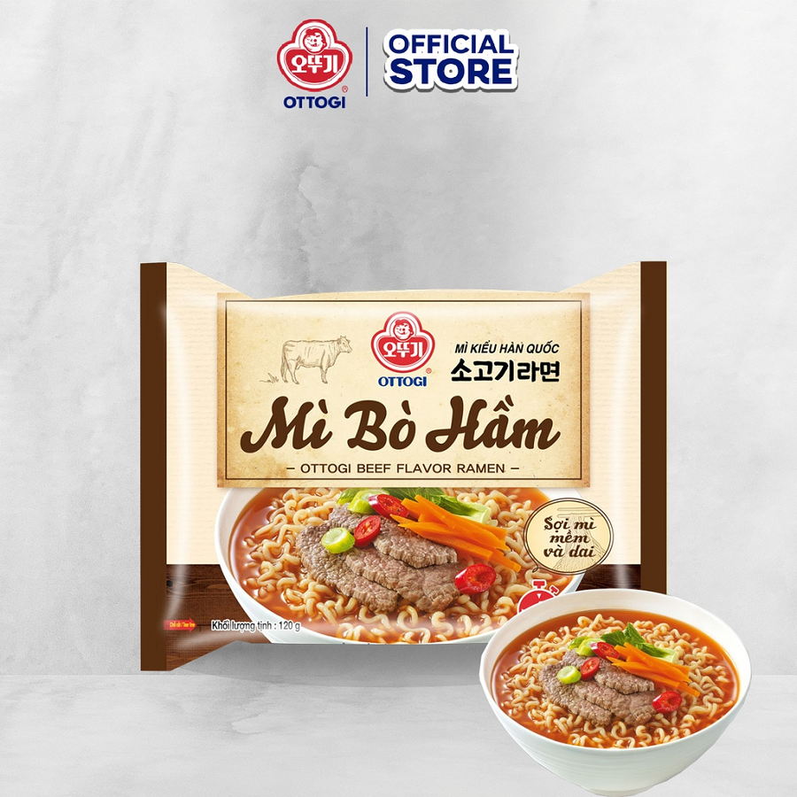 Mì bò hầm Ottogi gói 120g