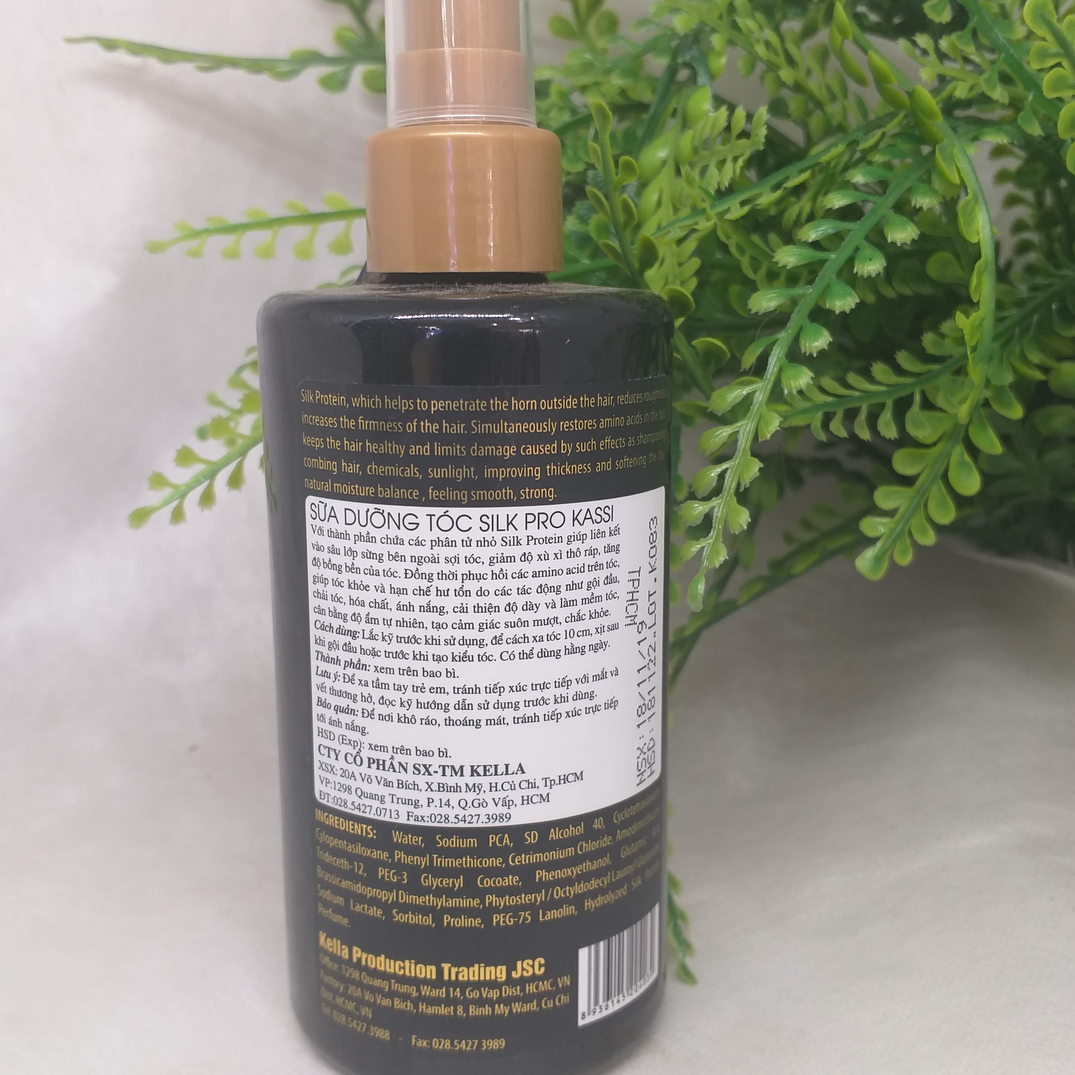[HCM]Xịt dưỡng tóc Kassi 250ml