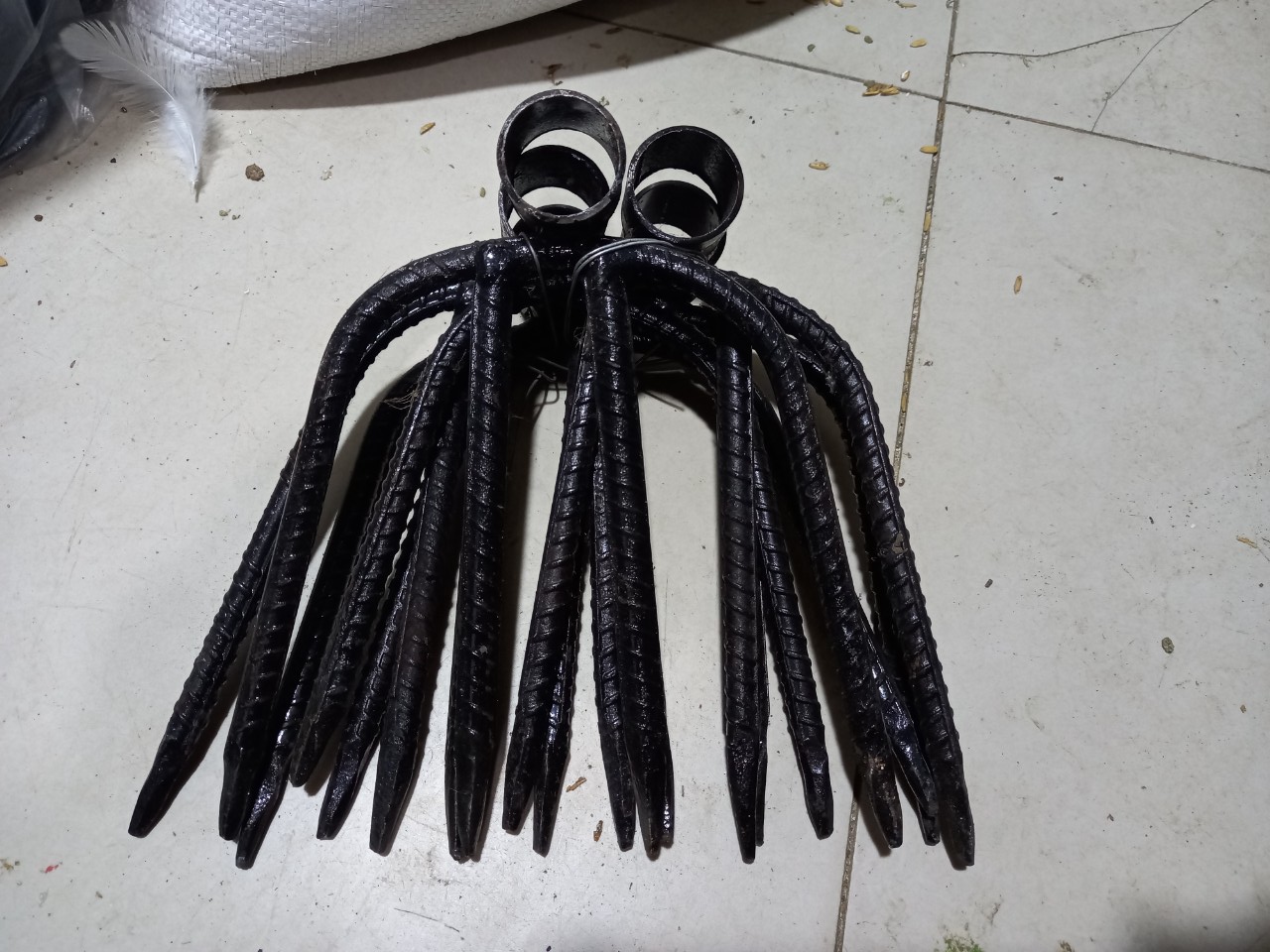 7-Tooth Steel Hoe, Sharp-Toothed Weeder in Various Sizes