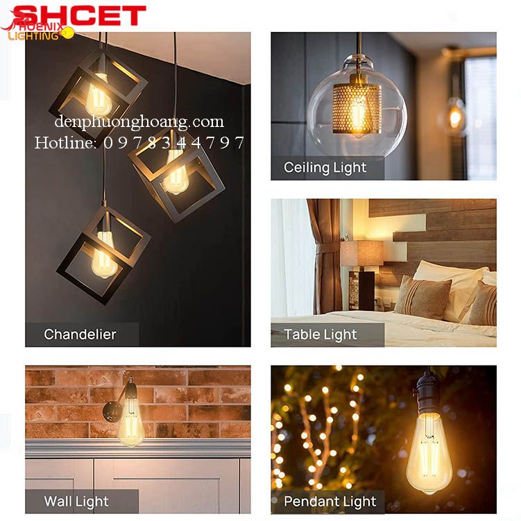Bóng Đèn Led Edison ST64 - Đèn Phượng Hoàng