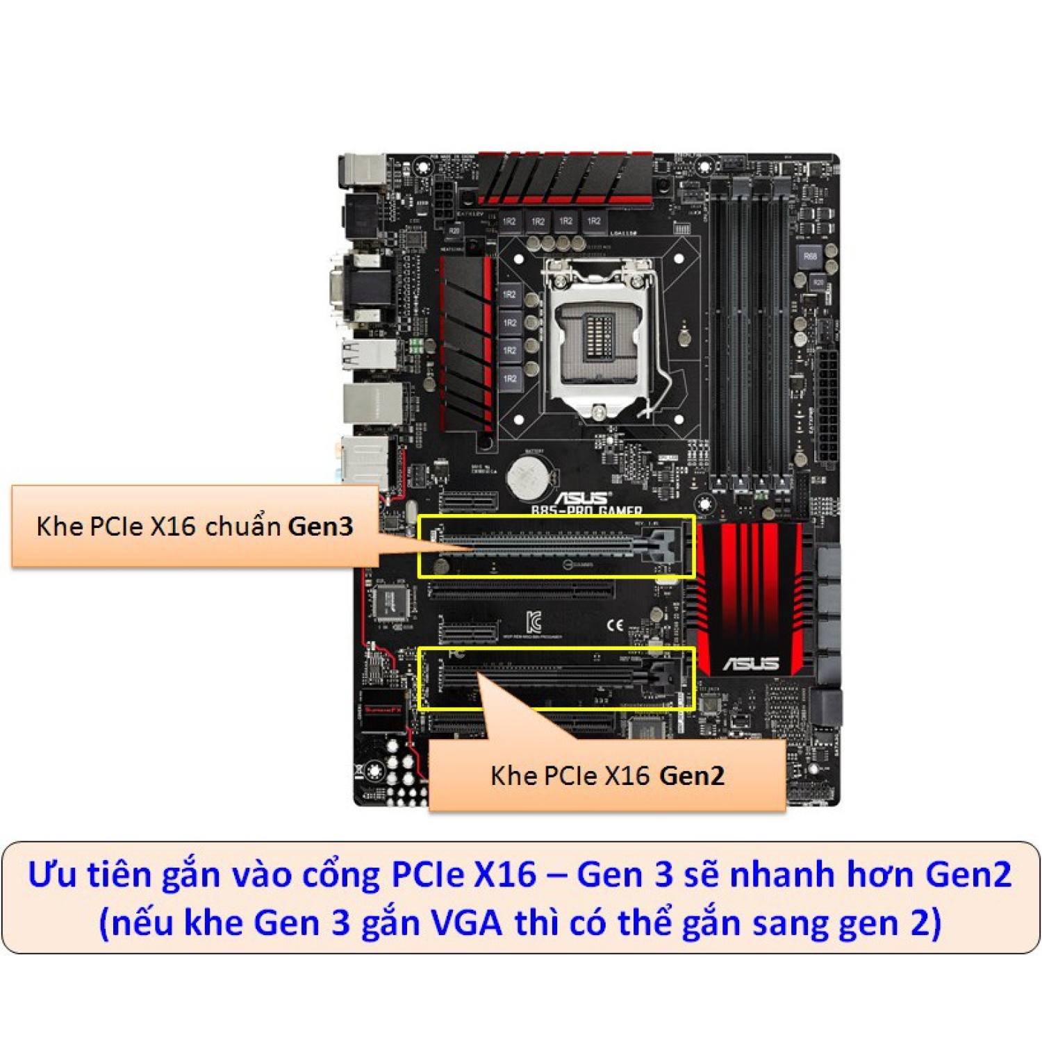 Card chuyển SSD M2 NVME to PCIE