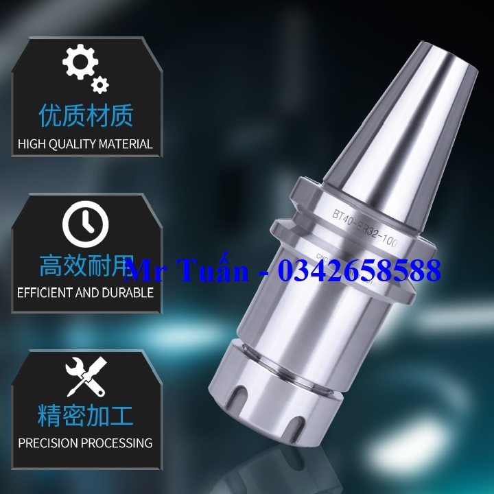 Bầu kẹp dao phay BT50 ER40