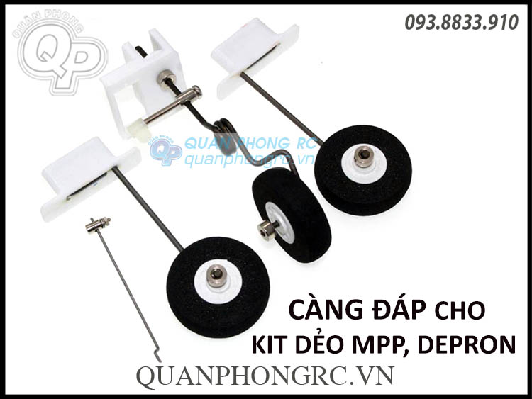 Càng đáp cho máy bay su27 su35 kit dẻo mmp depron planes