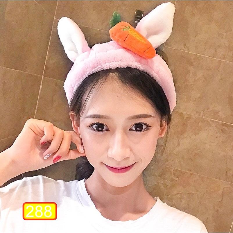 [Hcm]Băng Đô Nữ Cài Tóc 288 Thỏ Cà Rốt Dễ Thương