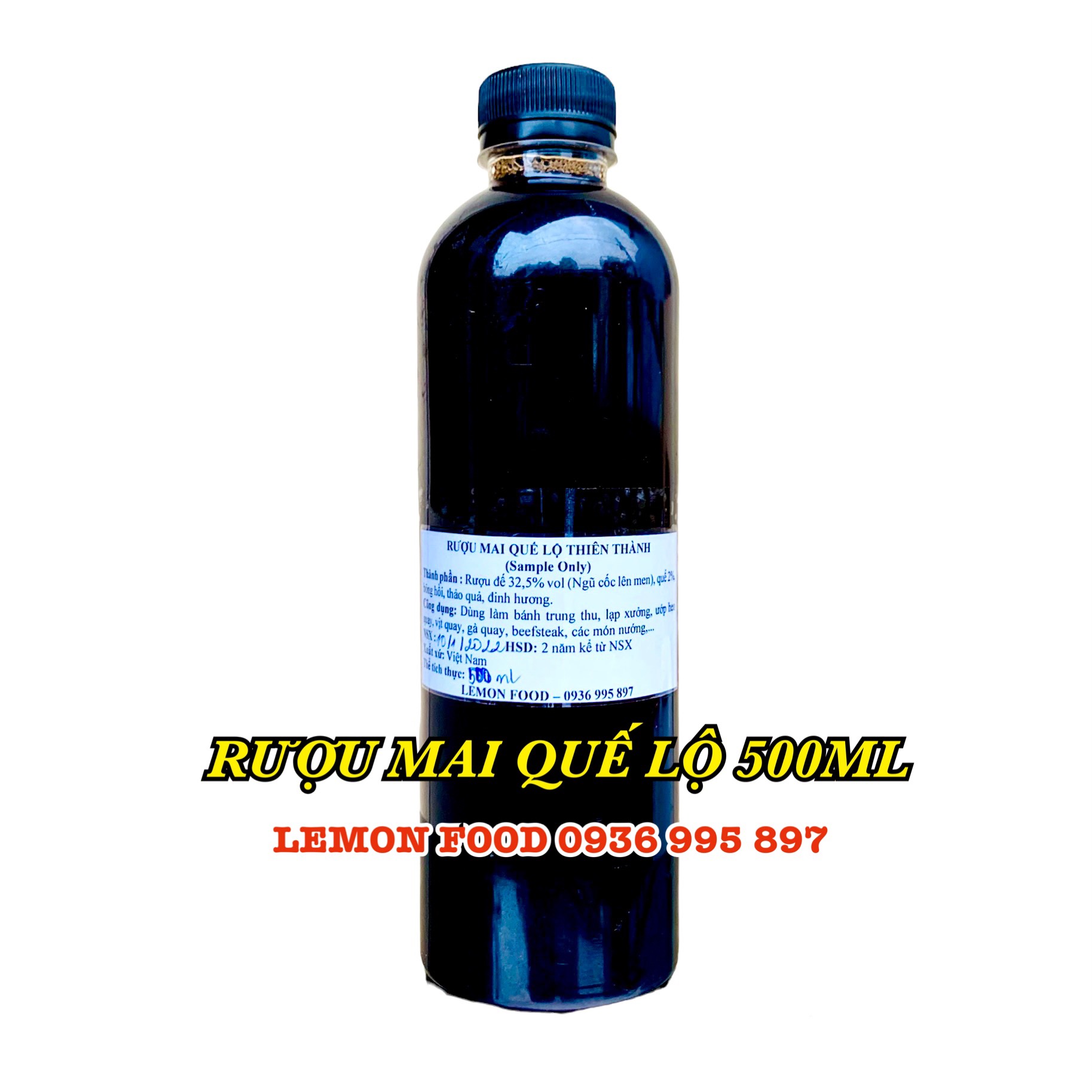 Mai quế lộ loại thơm đặc biệt chai 500ml chuyên dùng làm lạp xưởng, bánh trung thu, thịt quay