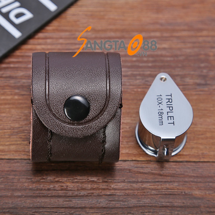 Kính lúp 10X móc khóa cao cấp 7007