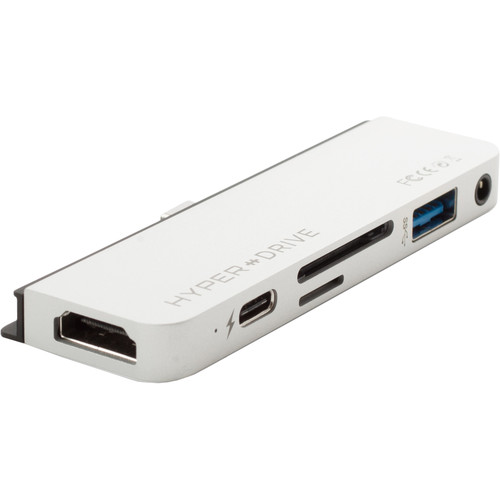 Cổng chuyển hyperdrive 6 in 1 hdmi 4k/60hz usb-c hub for ipad pro 2018/2020 & macbook/laptop/smartphone