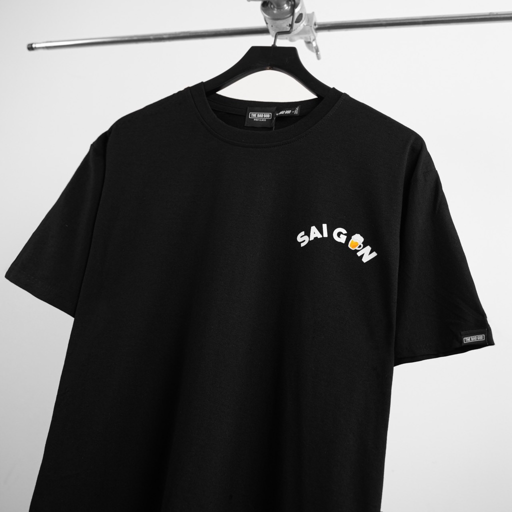 LUCKÁo thun tay lỡ The Bad God Saigon tee