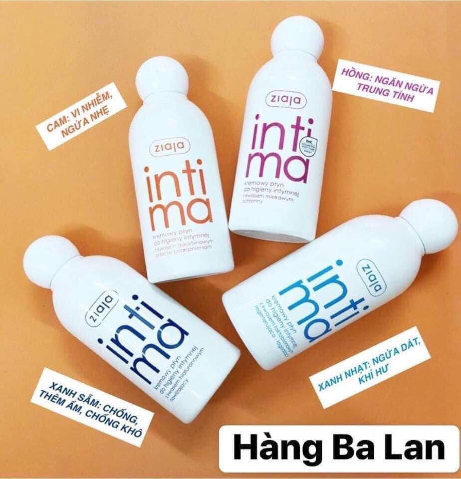 Dung dịch vệ sinh Intima Ziaja 200ml màu xanh nhạt
