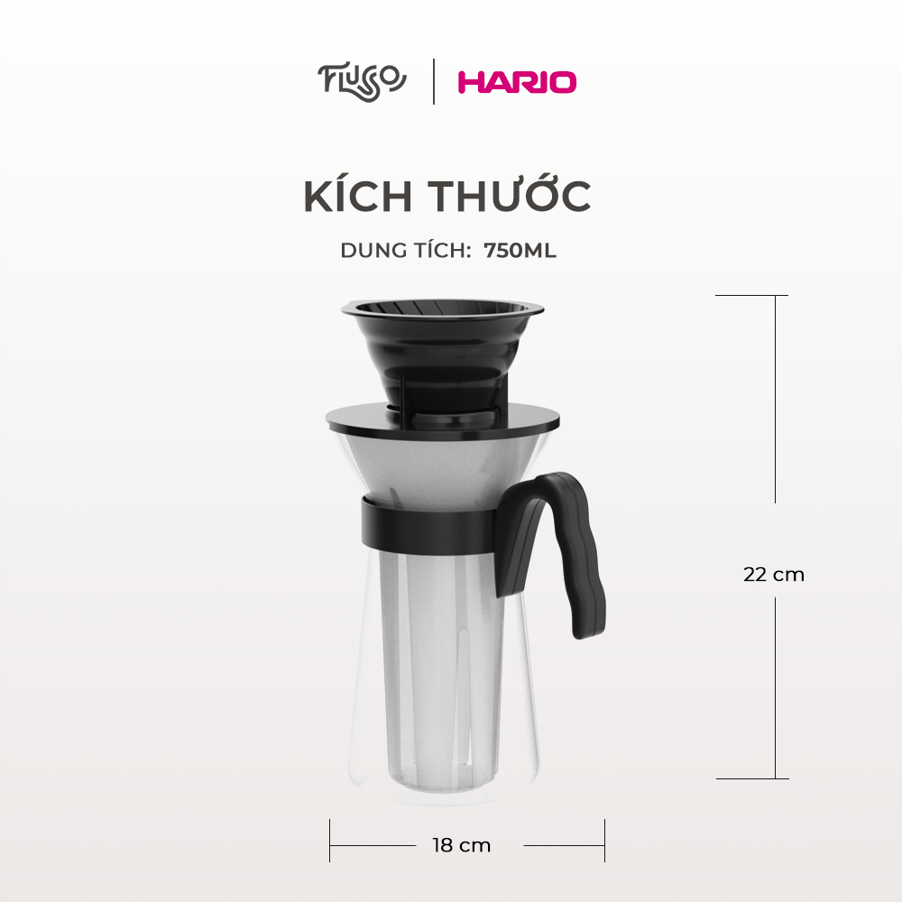 Bình Pha Cà Phê Đá Hario - Mã VIC-02B-