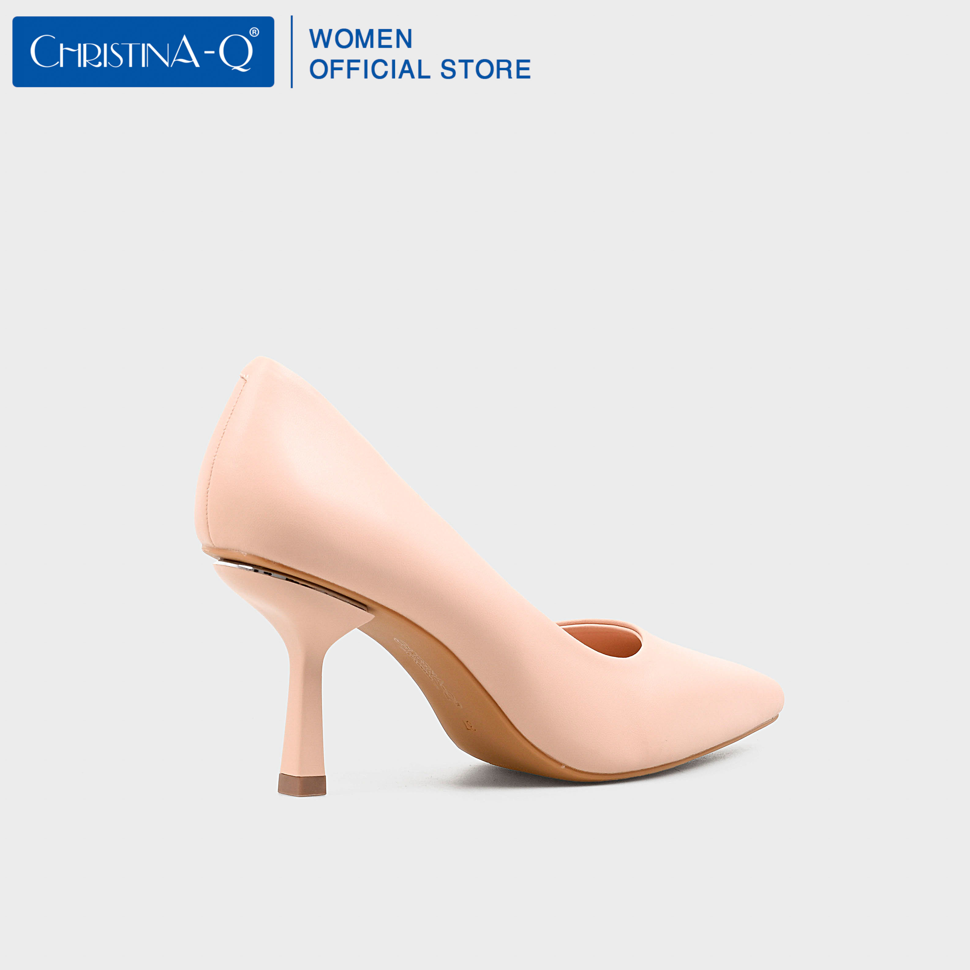 Giày nữ cao gót bít mũi nhọn CHRISTINA-Q GBN348