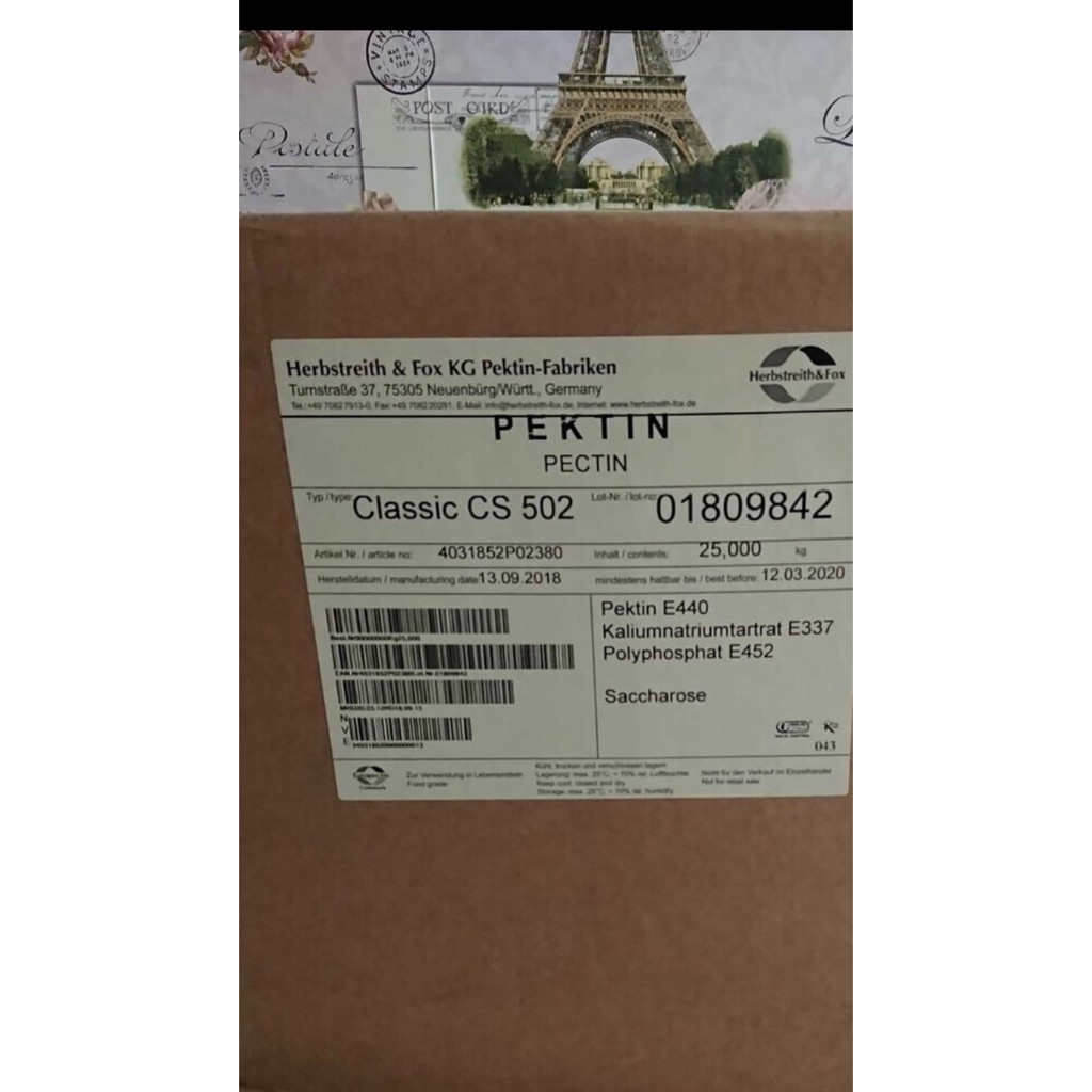 Bột làm kẹo mứt [ CAO CẤP ] Bột Pectin Đức làm kẹo mứt (Gói Chiết 100g)