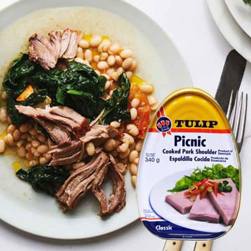 Thịt hộp Tulip Pork Shoulder 340gram - Đan Mạch