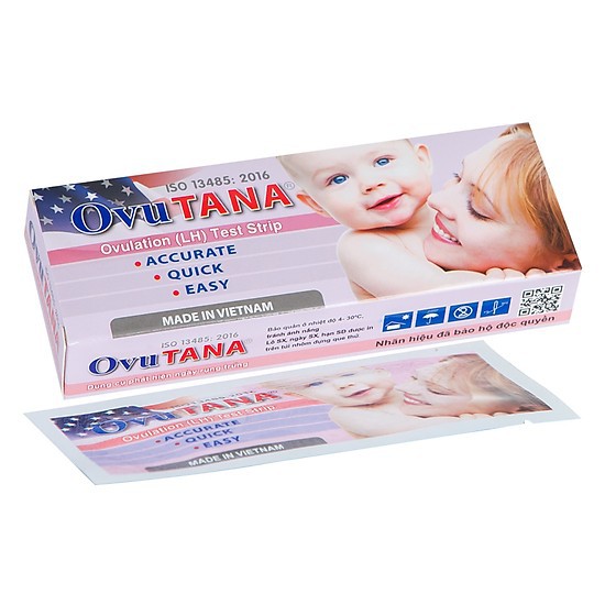 Que thử rụng trứng Ovutana (Hộp 12 Que)