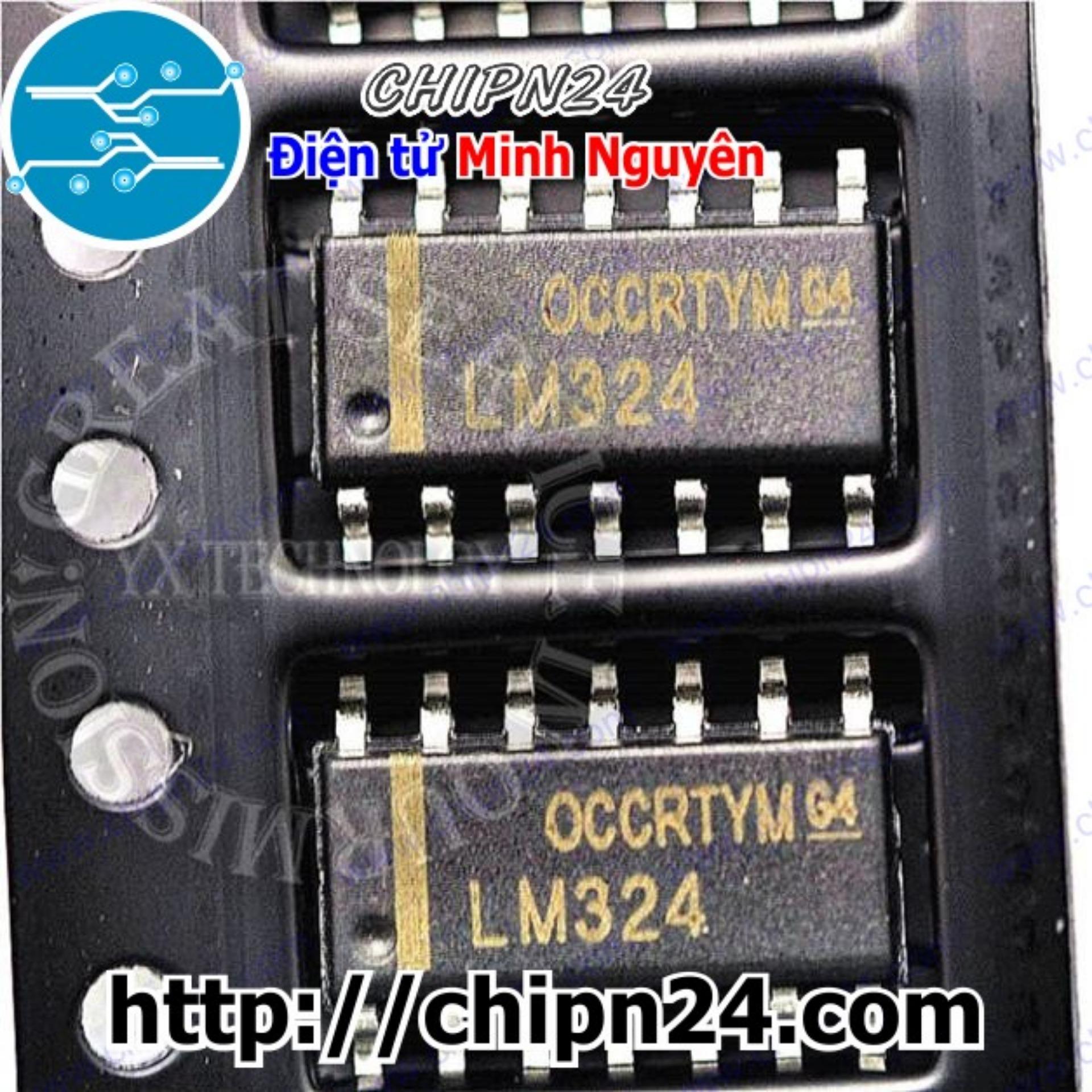 [5 con] (SOP) IC Dán LM324 SOP-14 (SMD) (LM324N 324)