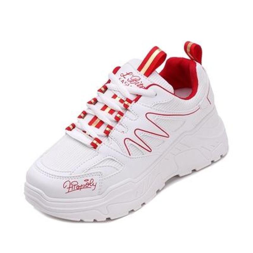 Giày thể thao nữ viền sóng - giày nữ sneaker giầy bata trắng đen đỏ độn đế đi học thời trang ullzang hàn quốc đẹp giá rẻ hot 2020 giá rẻ