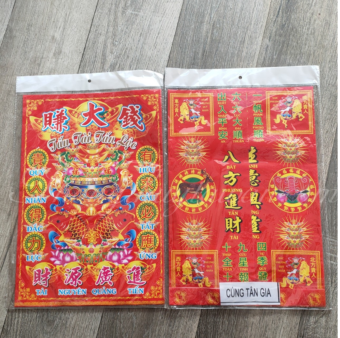 Bộ giấy cúng vào nhà mới / Tân gia đầy đủ - thờ cúng