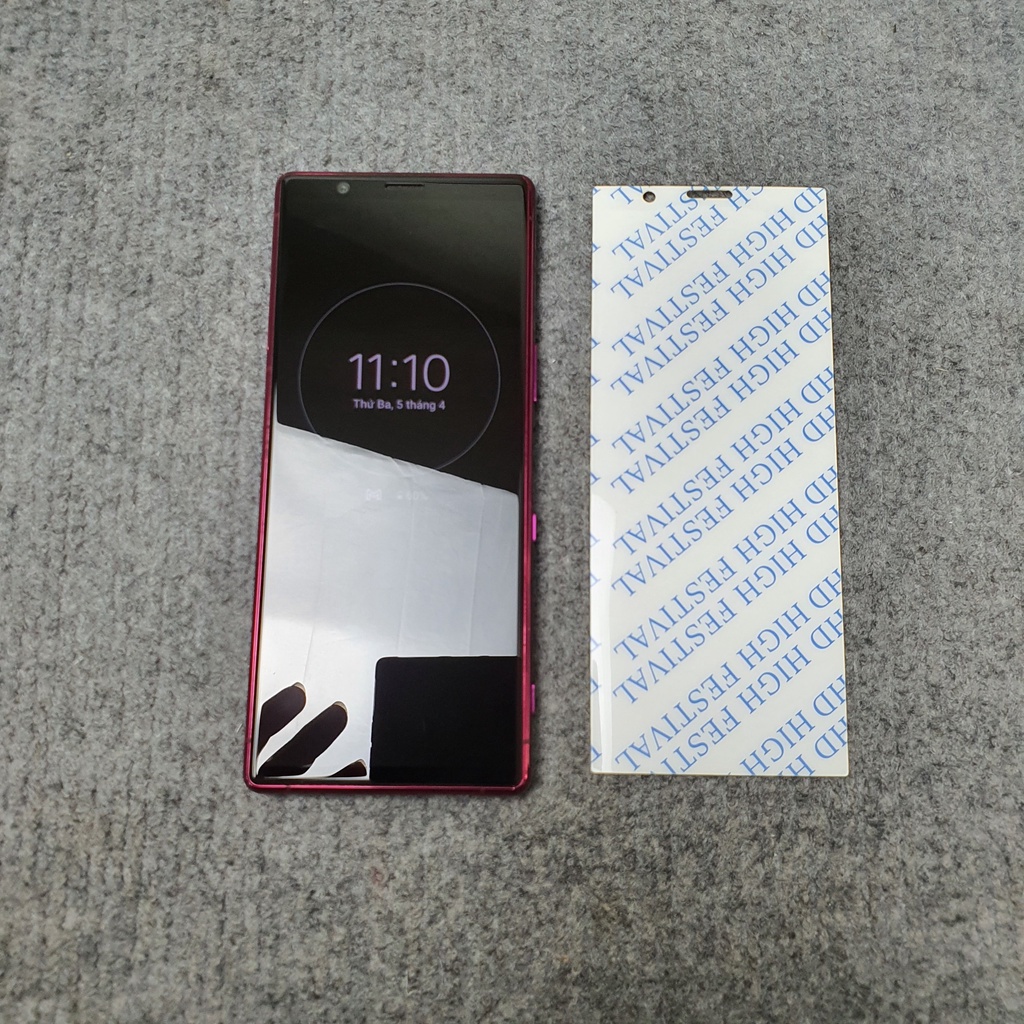 Cường lực sony xperia 5 - xperia 5 II - xperia 5 III nano 9h+ siêu bền, ppf full màn có trong nhám hoa văn trước sau