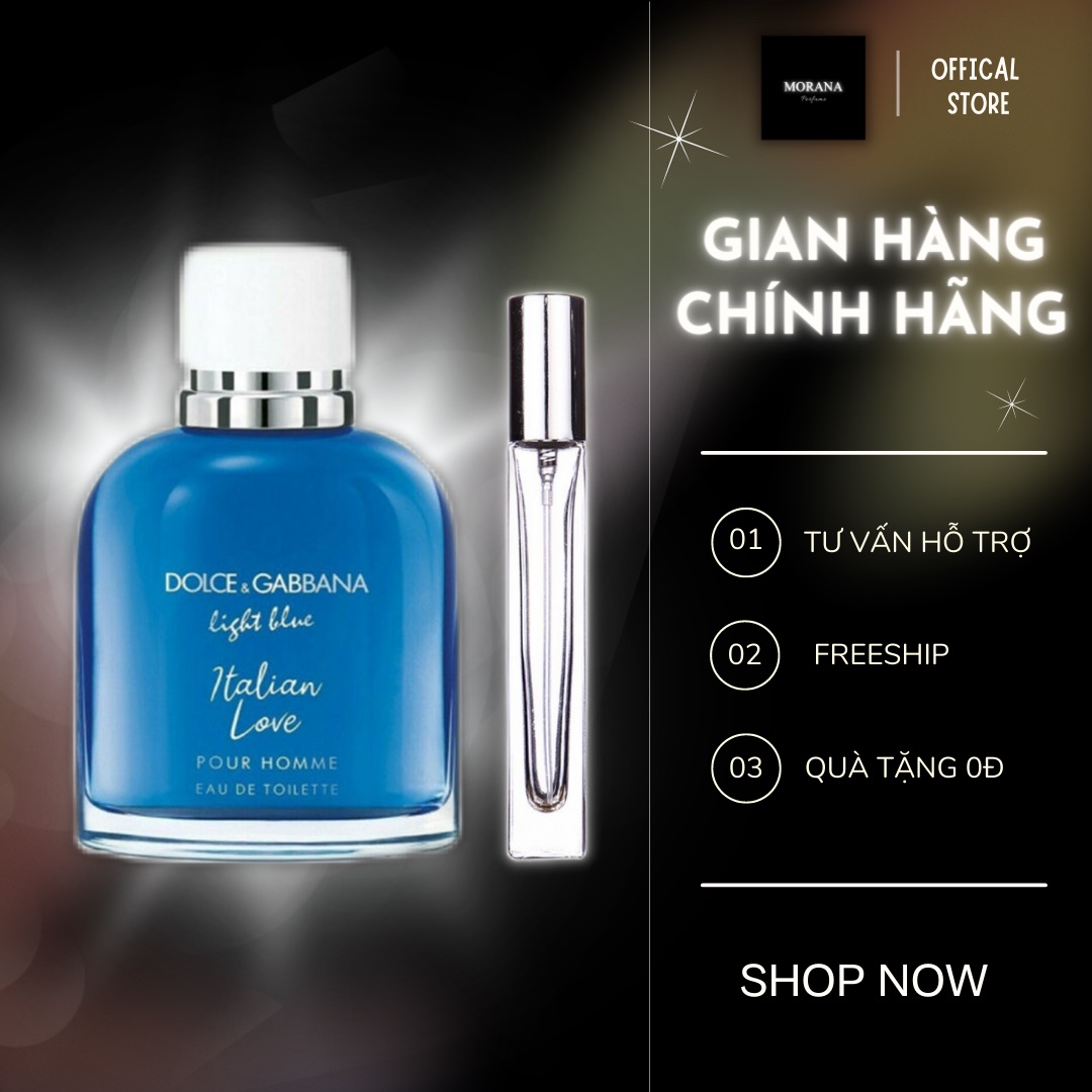 Nước hoa nam Dolce Gabbana Italian love chính hãng 5/10ml 