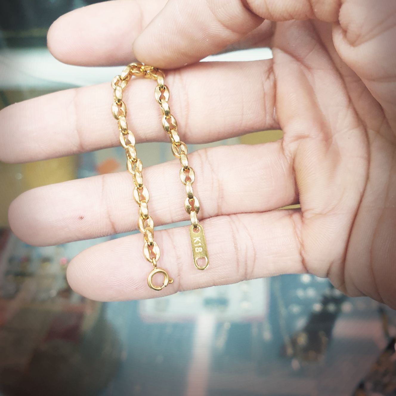 (Có ký hiệu an toàn cho bé- Dùng lâu dài) Lắc tay trẻ em xích nhỏ cao cấp - Dùng lâu dài tắm rửa thoải mái