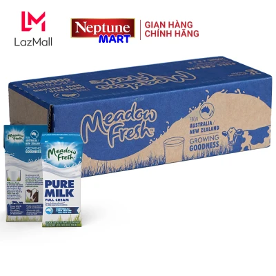 Thùng 24 hộp sữa tươi tiệt trùng Nguyên kem nhập khẩu Úc Meadow Fresh 200ml/ hộp