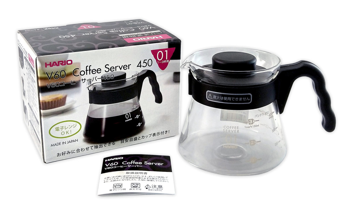 Bình Nước Thủy Tinh Phục Vụ Cà Phê Hario V60 Coffee Server